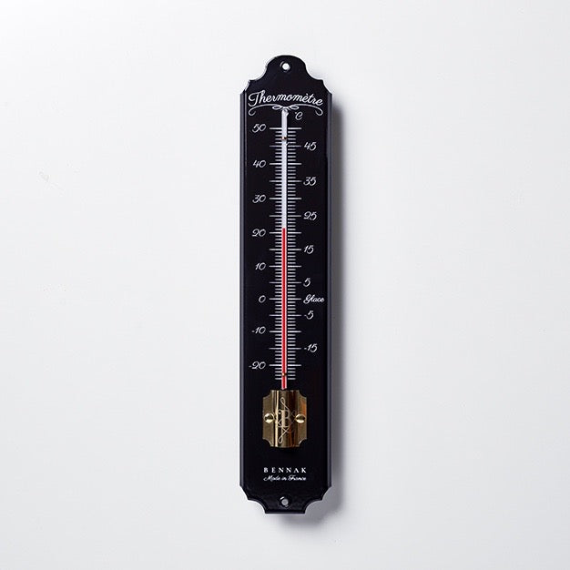 Thermomètre analogique extérieur Terdens blanc